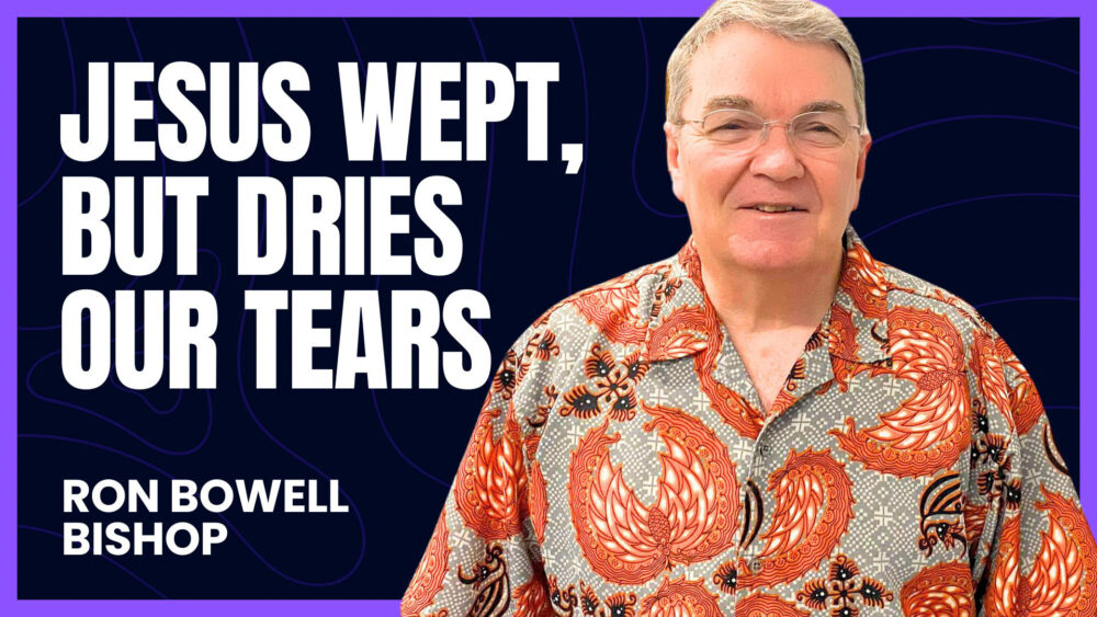 Jesus Wept, But Dries Our Tears Image